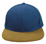 Embroidered Beechfield Suede Peak Snapback Cap