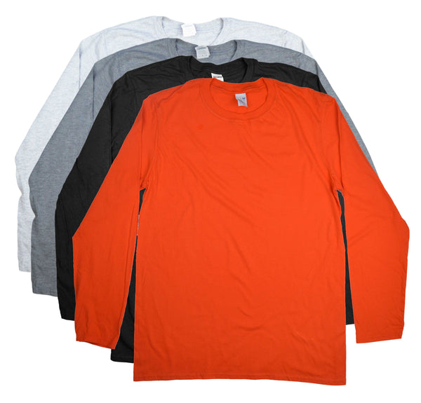 Embroidered Gildan Softstyle Long Sleeve T-Shirts